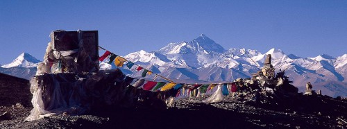 Everest north face from PangLa pass