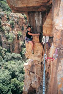 Taking up a friend up the same route I had done as my first ever climb - Hawkseye in Tonquani.